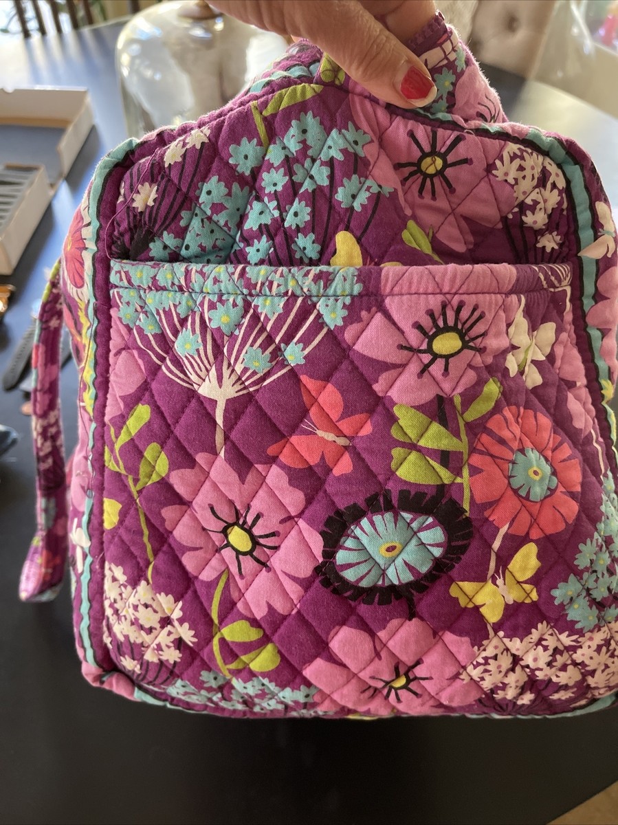 Vera Bradley Large DUFFLE BAG Multi Floral Butterfly French