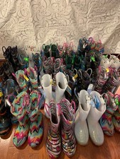 MEMBER'S MARK KIDS LIGHT UP RAIN BOOTS AT DIFFERENT DESIGN/COLOR/SIZE SLIP ON