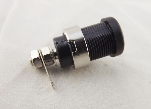 2pcs Binding Post Banana Jack 4mm Safety Protection Plug Red + Black with Screw - 第 9/9 張圖片
