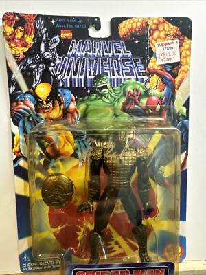 Marvel Universe: Spider-Man with Launching Web Shield by Toy Biz 1996 - Signed