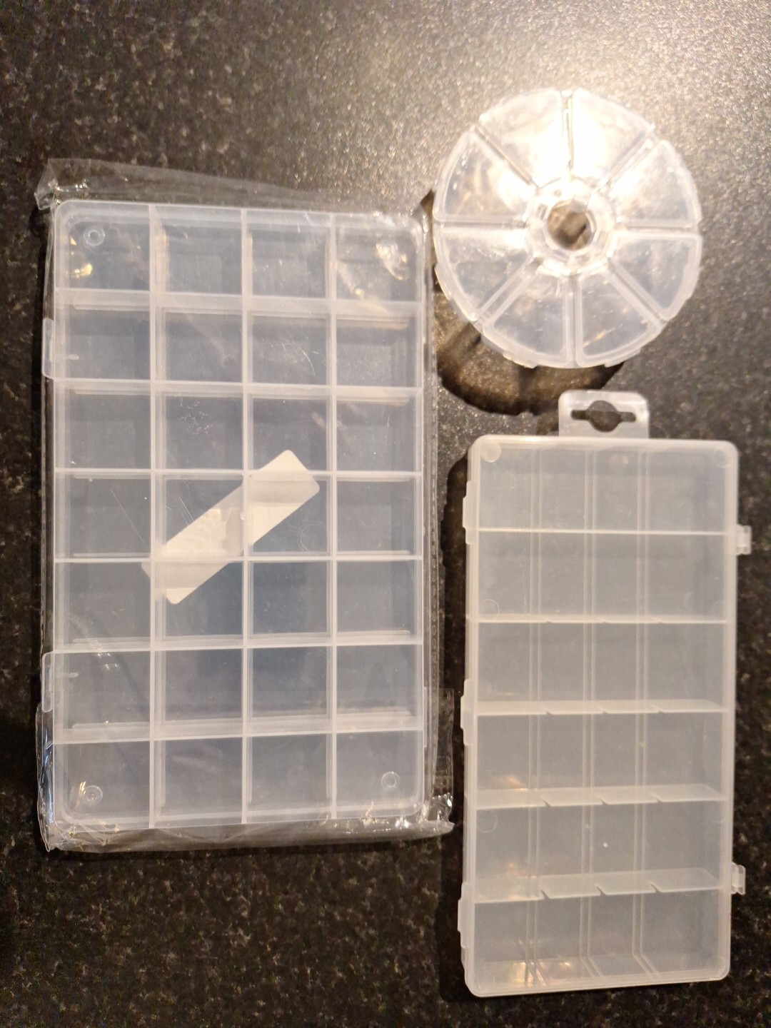 3 x Small Storage  Boxes