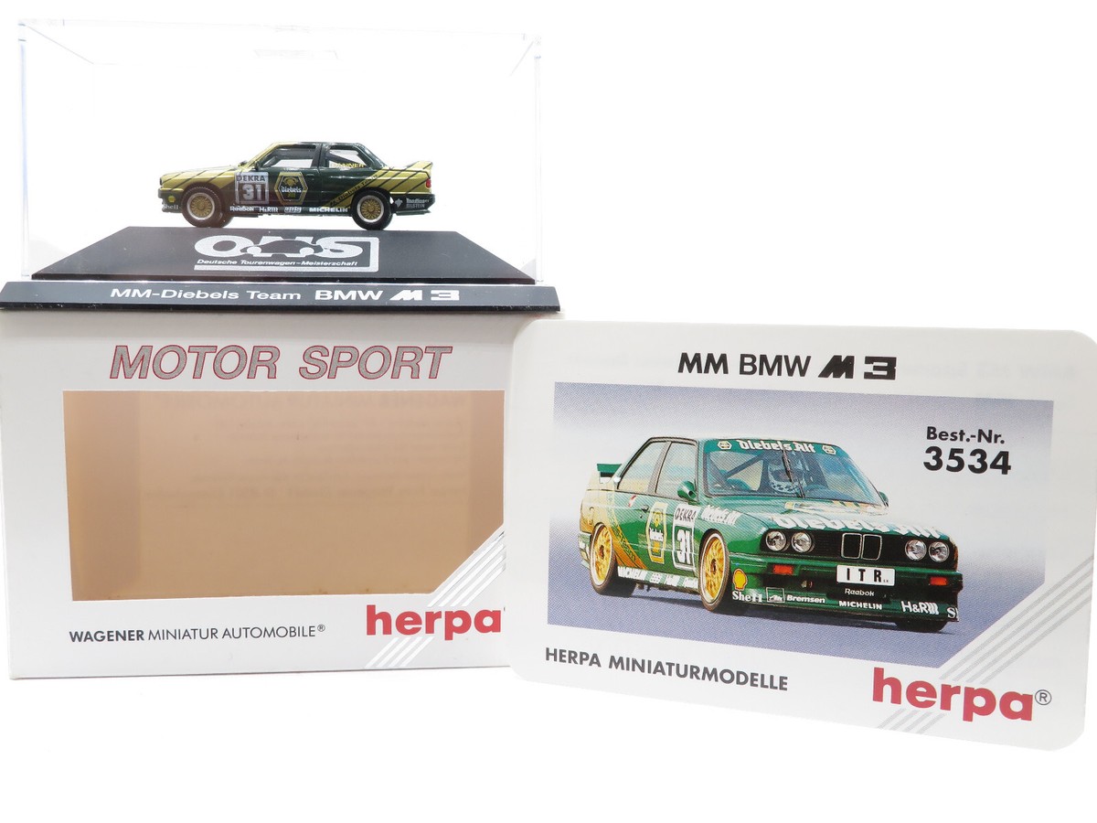 297-08HO - Herpa 1/87 3534 - Motor Sport MM Diebels Team BMW