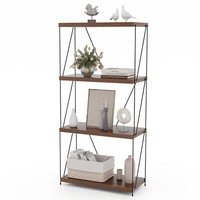 Standregal BüCherregal Lagerregal Aufbewahrungsregal Industriell 4 Ebenen 105Cm
