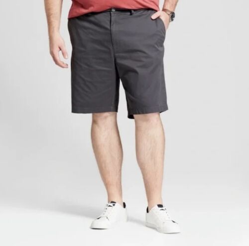 Goodfellow & Co Men's 10" Inseam Linden Flat Front Shorts - Dark Gray Casual - Picture 1 of 3
