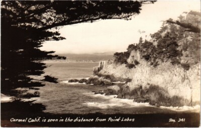 PC USA CARMEL CALIF. IST IN DER FERNE VON POINT LOBOS GESEHEN (a699)