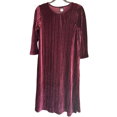 knee length dresses for ladies Burgundy Linen Midi Dress