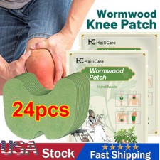 24pcs Knee Relief Patches Sticker Joint Pain Wormwood Ache Plaster Pad Health
