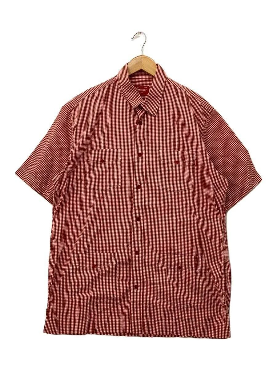 Chemises Supreme manches courtes coton rouge L occasion
