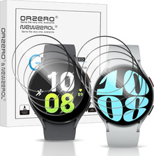 4 Pack For Samsung Galaxy Watch 6  5 40mm Screen Protector Tempered Glass