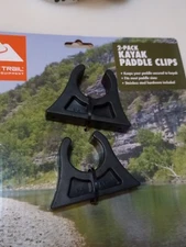 2 Pcs Kayak Paddle Holder Durable Plastic Paddle Clips Paddle Oar Holder Mount