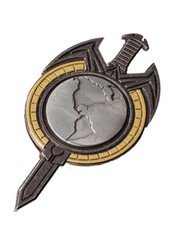 Mirror Terran Empire Uniform Abzeichen Badge Pin Magnet - Star Trek Replica ovp.