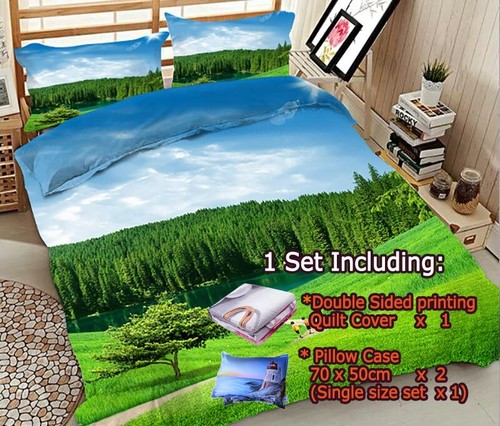 White Dandelion 3D Printing Duvet Quilt Doona Covers Pillow Case Bedding Sets - 第 4/6 張圖片