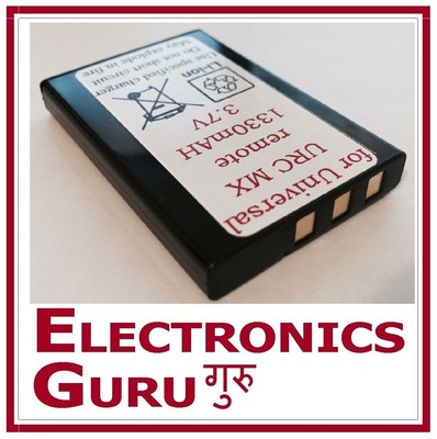 New Battery for URC MX 810 MX 880 MX 890 MX 950 MX 980 remote 1330maH