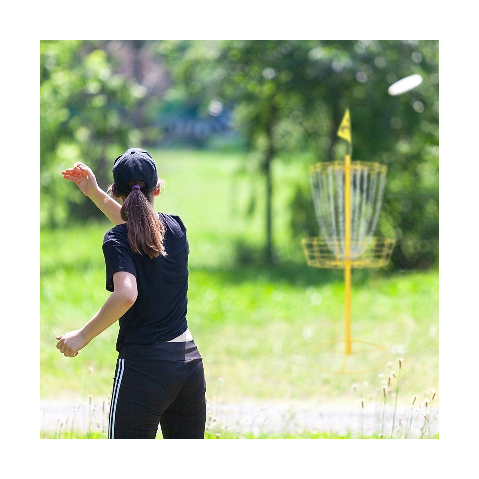 Hive Disc Golf Practice Basket Double Chains