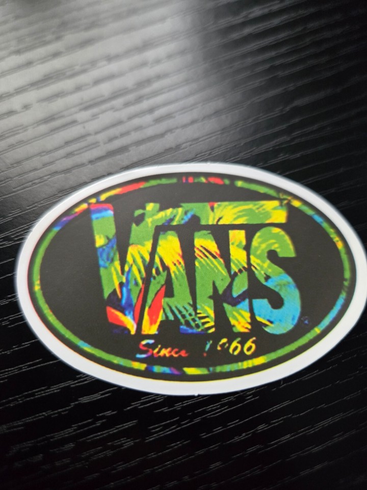 Vans Off The Wall Skateboarding Sticker Shoe Logo Decal Waterproof