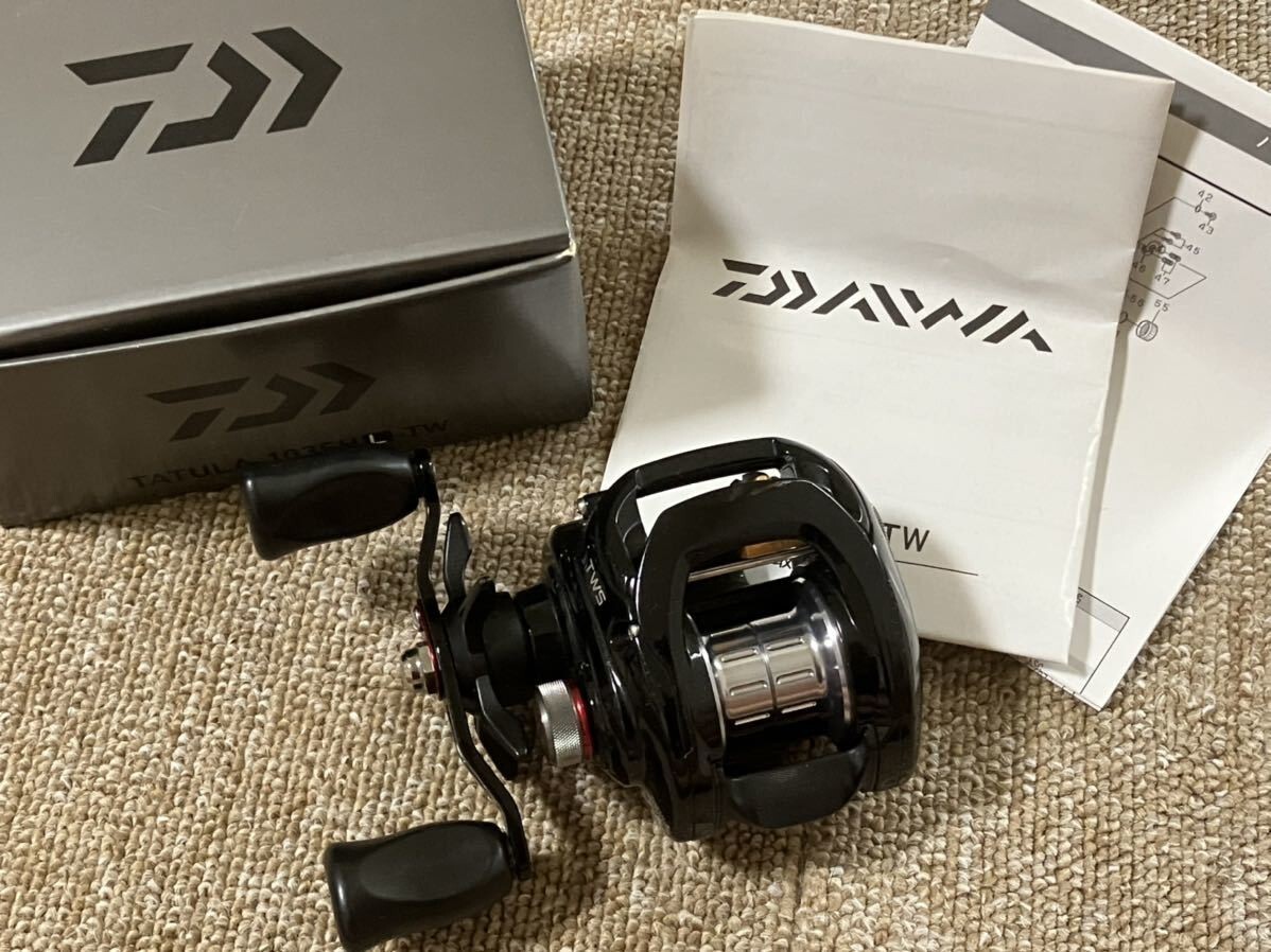 DAIWA - 中古　Daiwa 　*おまけ有り　TATULA 103SHL-TW 7.3 Daiwa Tatula 103Shl-Tw Bait Reel Left Handle Used with Box F