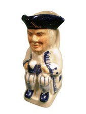 C. 1800s Rare WOOD & SONS Small Toby Jug