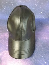 Vintage Genuine Leather Emstate By Winner Caps Made In The USA One Size Fits All