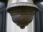 Set of 4 Hanging Plant Baskets with Patina 12” Diam. Black Chains Classy — photo 2