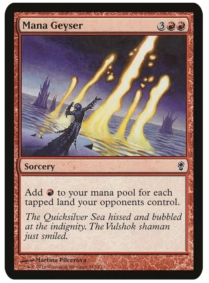 Mana Geyser  1x  MTG Conspiracy NM Magic The Gathering