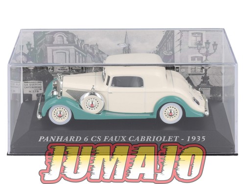 FA72 Voiture 1/43 IXO Altaya Voitures d'autrefois PANHARD 6 CS Faux Cabriolet 19 - Imagen 9 de 9