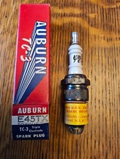 NEAR MINT IN ORIGINAL BOX NOS AUBURN TC-3 SPARK PLUG E45TX Made in USA
