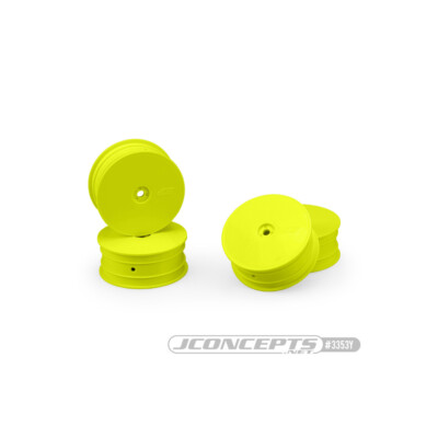 JConcepts Mono - TLR 22X-4, B74.1, XRAY XB4, front wheel (yellow) - 4pc. / JCO33