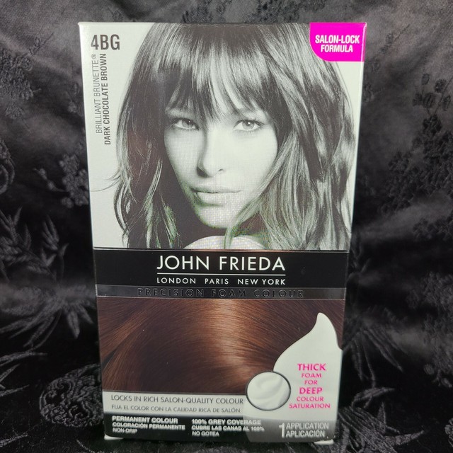 John Frieda Dark Chocolate Brown 4BG, Precision Foam Colour Brilliant eBay