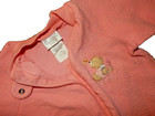 9H 0-3M Vintage Carter's Girls Pink Hide & Seek Teddy bear Footed Sleeper Outfit — photo 2