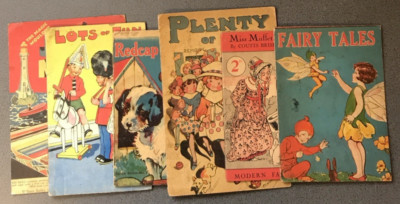 Fairy Tales Nursery Rhymes Stories c.1950s Vintage (Job Lot x 5) Free Postage