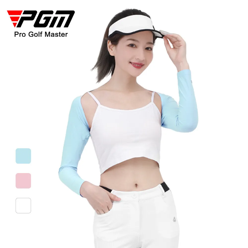 PGM Ice Silk Cooling Women Arm Sleeve Anti-UV Shawl Sun Protection Golf  Shirts