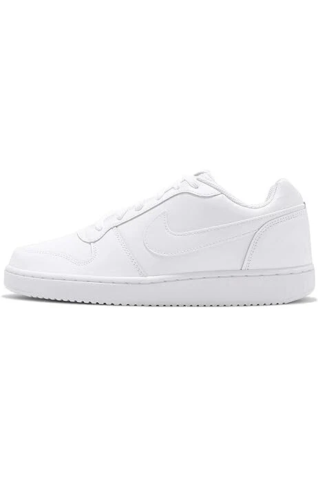 Nike Ebernon Low Triple White Trainers School Casual Mens UK Size