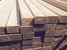 3.6m Premium C24 Tanalised Decking Joists 3x2" 70x47mm