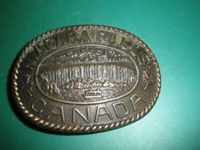 Vintage Niagara Falls Canada Belt Buckle 2"x3"