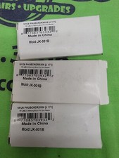 LOT OF 3 - Memory Stick Pro / Pro Duo Memory Card to USB 2.0 Adapter, Clear Blue