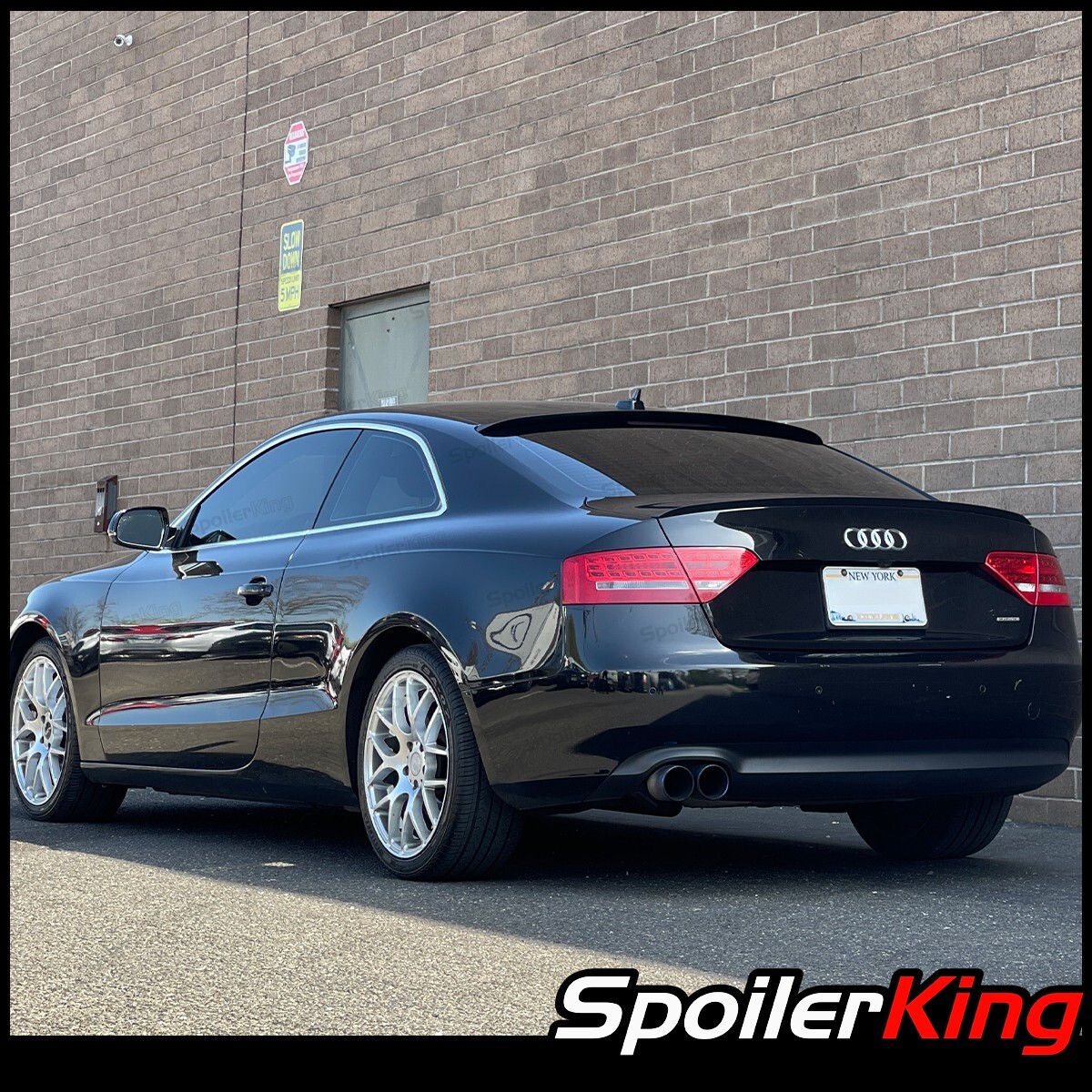 Rear Roof Spoiler Window Wing (Fits: Audi A5 S5 RS5 2008-2016 2dr