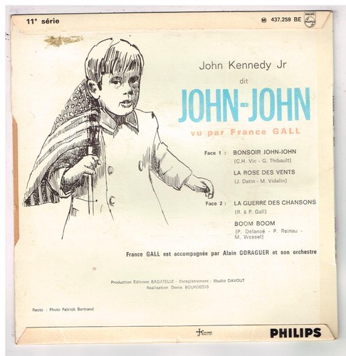 France GALL Bonsoir John john 45 tours EP "7" - Foto 2 di 4
