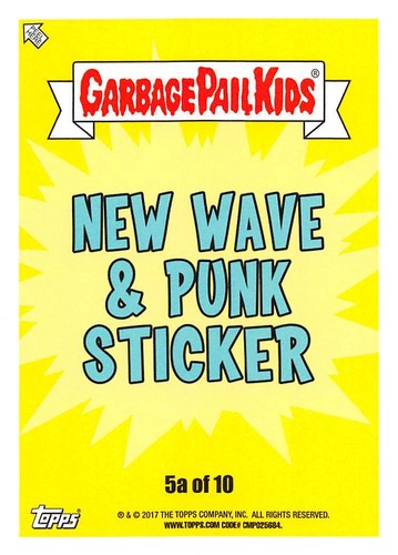 GARBAGE PAIL KIDS 2017 SERIES 2 BATTLE OF THE BANDS PICK-A-CARD BASE STICKERS - Picture 215 of 361