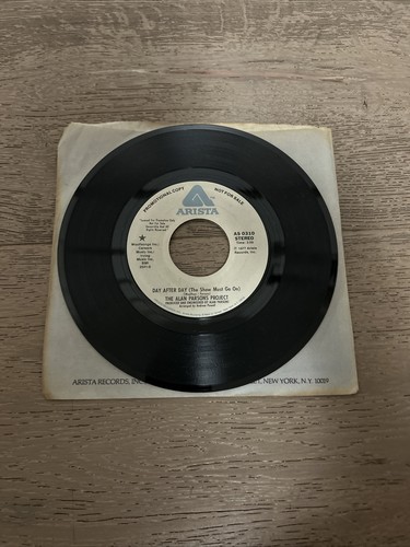 THE ALAN PARSONS PROJECT Day After Day Promo 45 RPM 7" NM The Show Must Go ON - Foto 3 di 4