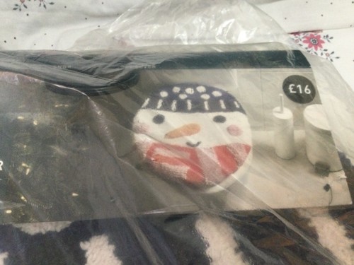 Next New In Its Original Package Snowman Christmas Toilet Seat Cover - Picture 3 of 4
