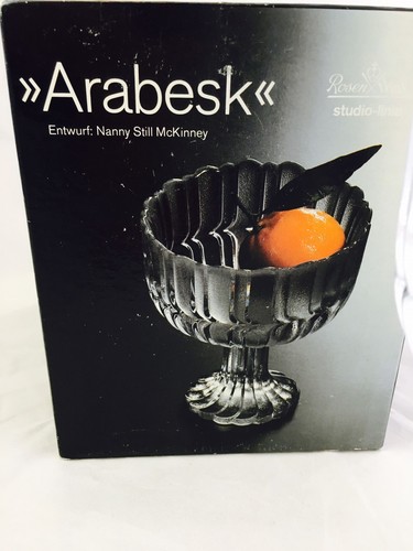 Rosenthal Studio Line Arabesk Art Glass Compote Nanny Still of Finland Design - Picture 3 of 10