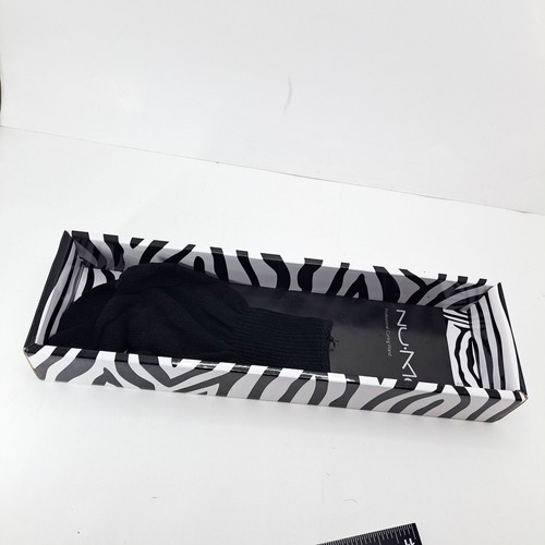 NuMe 25MM Curling Wand Tourmaline Ceramic Professional Styling Tool Zebra Black - Picture 8 of 11
