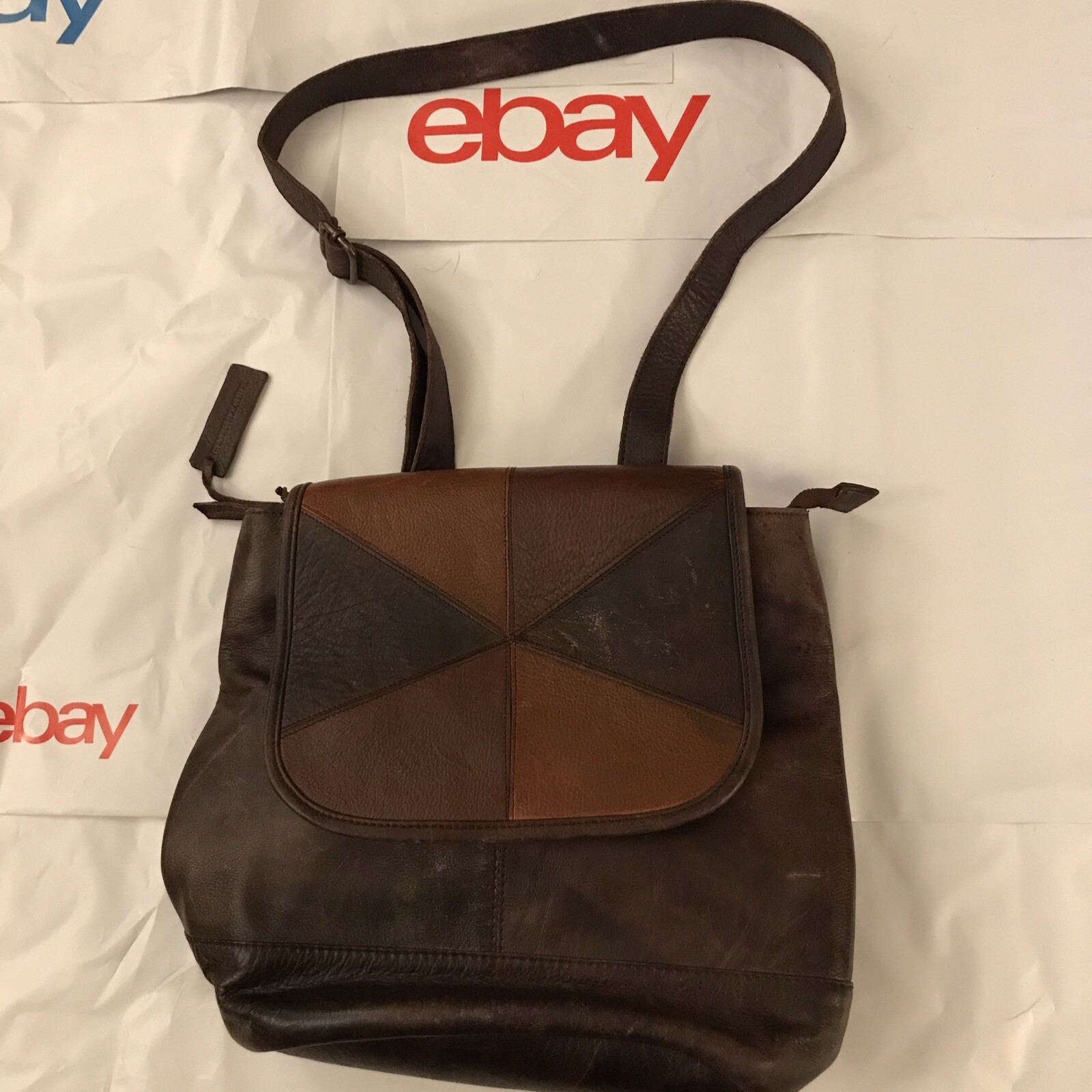 Cleo + Wolf Women's Patchwork Backpack Distressed… - image 1