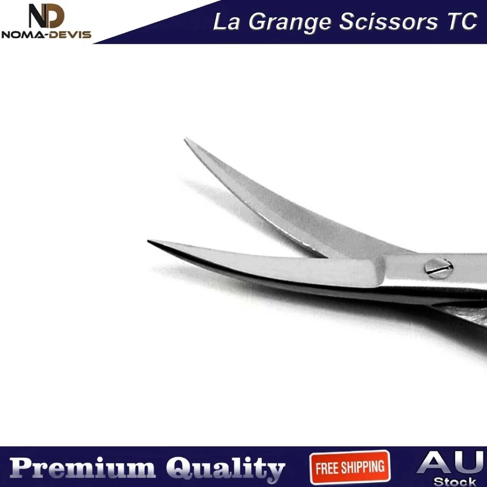 Dental TC La Grange Sutura Tijeras Afiladas Micro Tejido Quirúrgico Encías Instrumentos Foto 3 de 4