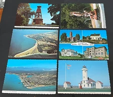 LOT x6 PORT TOWNSEND WASHINGTON STATE MINT ! LIGHTHOUSE +FORT WORDEN +AERIAL ++!