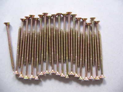 36 Spanplatten-Schrauben PZ2 5,0 x 80 mm (in Bauholz für tragende Zwecke)