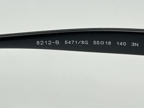 Bvlgari sunglasses 8212 B 5417/8G Black grey w crystals w cleaning cloth 55 - Picture 4 of 5