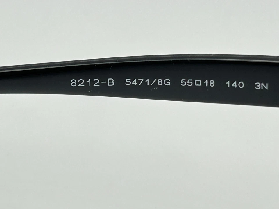 Gafas de sol Bvlgari 8212 B 5417/8G Negro gris con cristales con paño de limpieza 55 Foto 4 de 4