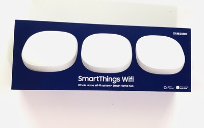 Samsung SmartThings Wi-Fi 3-Pack + Smart Home Hub | ET-WV525KWEGUS New Sealed