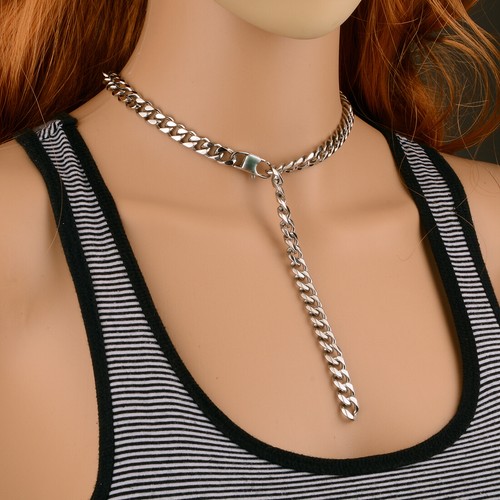 Hip Hop Womens Necklace Stainless Steel 